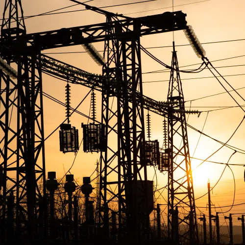 a large electrical tower