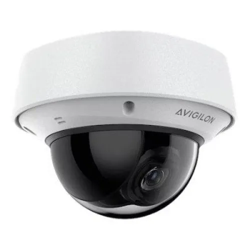 a white circular object with a black handle