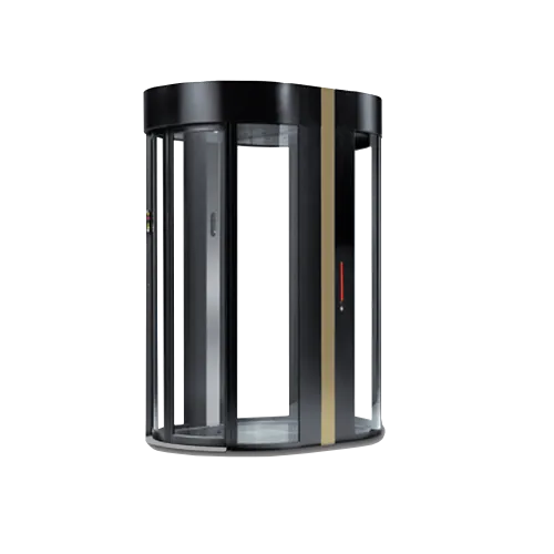 a silver and black cylinder