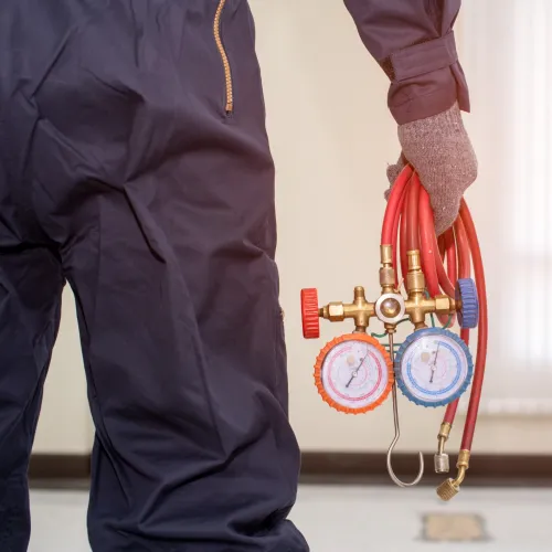 a person holding a key chain
