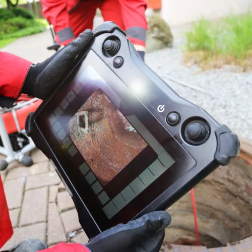 a person holding a steering wheel