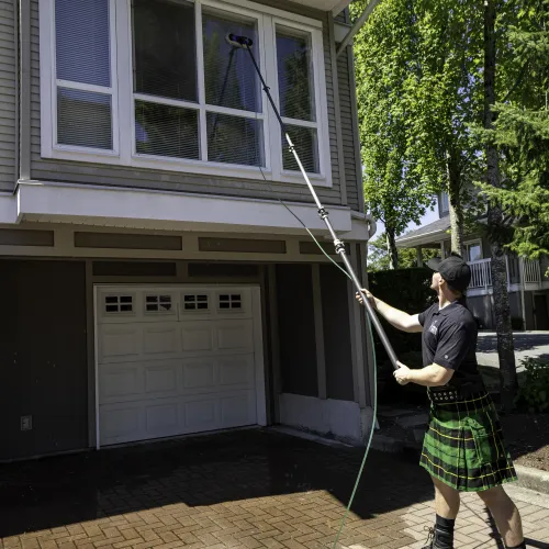 a man holding a bow and arrow