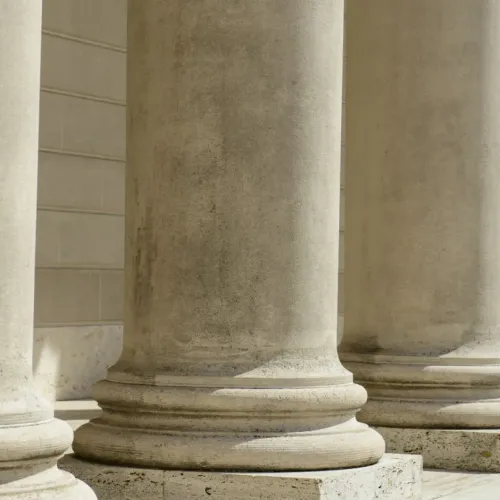 a group of pillars