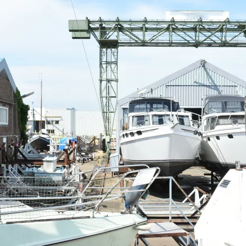 a boat yard