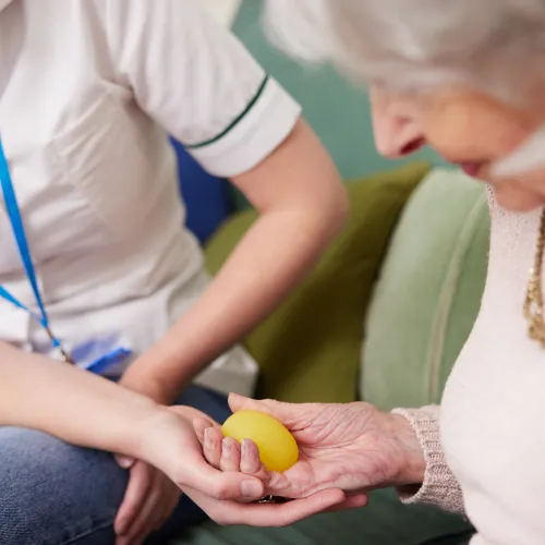 a doctor attending to a patient