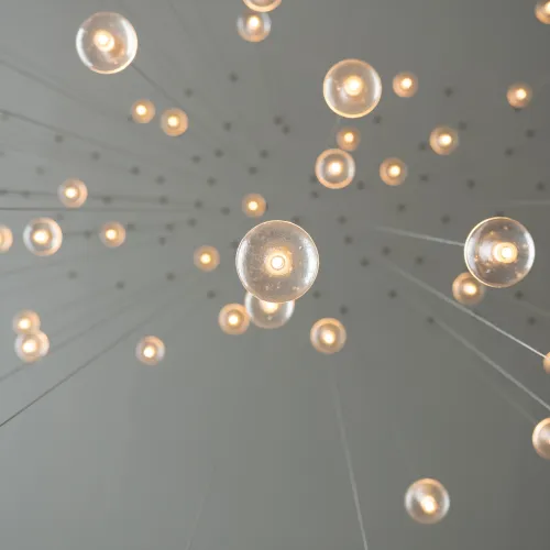 a group of light bulbs