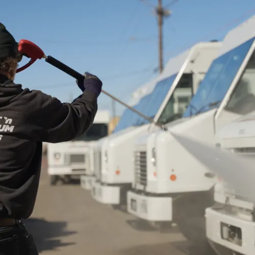 a person holding a gun