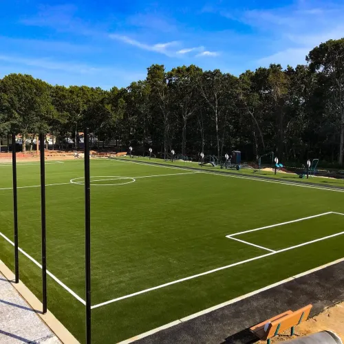 synthetic grass soccer field