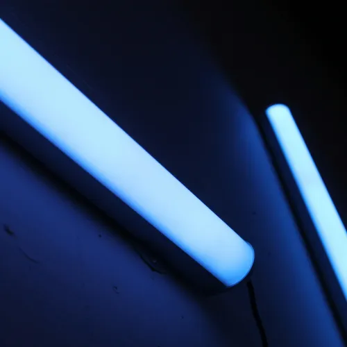 a close-up of a light