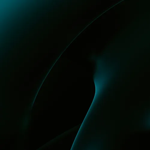 a blue light in the dark