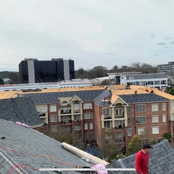 Commercial Apartment Complex Shingle Roof Job by ARAC Roof It Forward