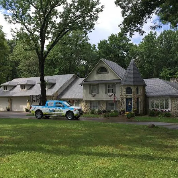 a large lawn in front of a house