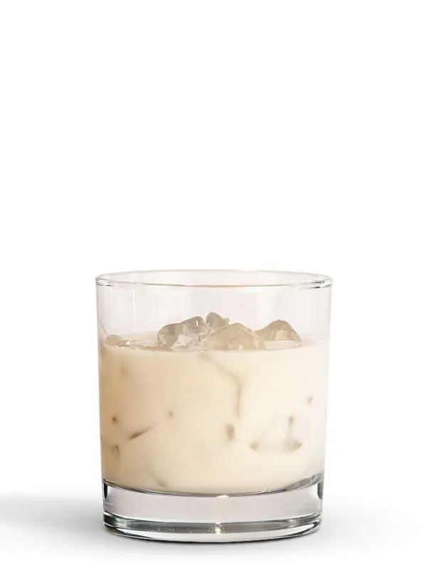 a glass cup on a table