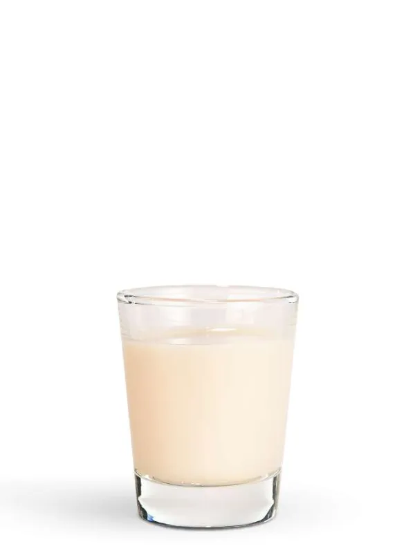 a glass of milk