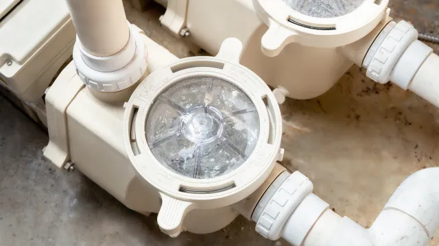 a group of white toilets