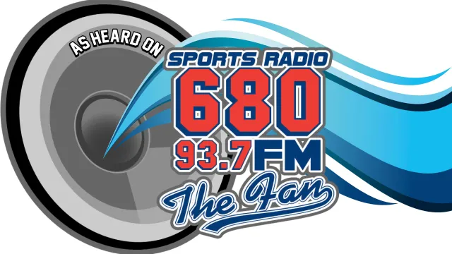 Sports radio 680 93.7 FM The Fan logo