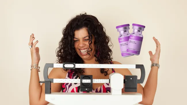 a person holding a camera