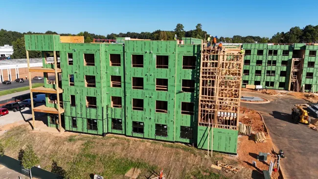 a building under construction