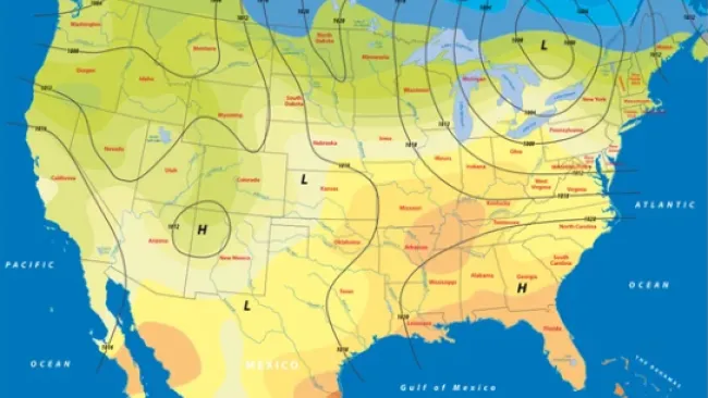 informational wall map