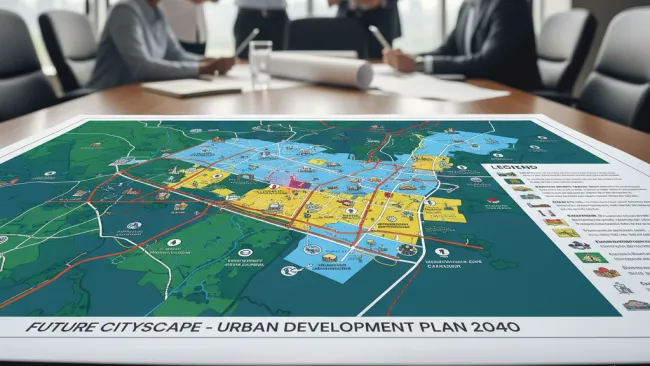 planning and urban development map