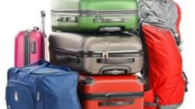 a group of suitcases