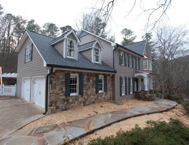 a house with a driveway