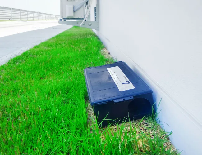 pest trap outside
