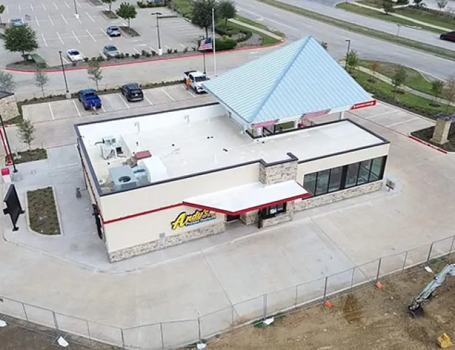 Mattco new construction metal roof installation commercial building Texas