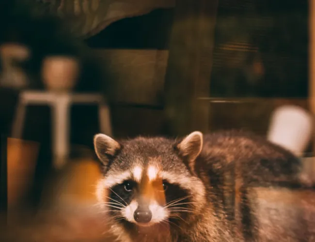 a raccoon
