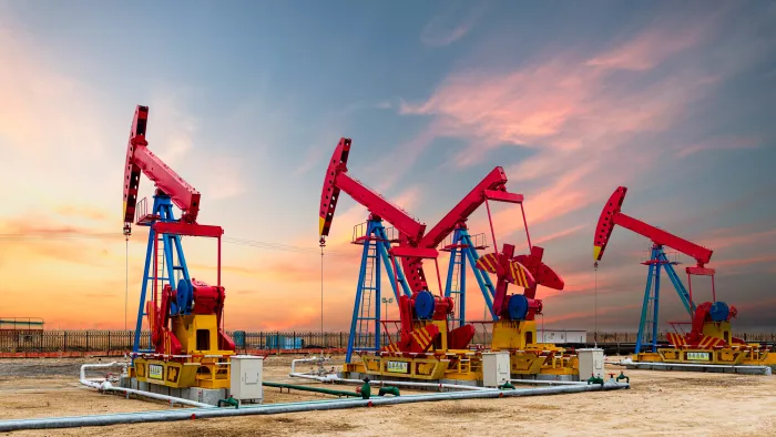 a group of colorful machines