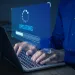 a man using a laptop