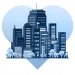 cybersecurity city scape