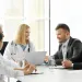 a healthcare professional group discusses a security risk analysis