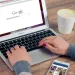 a person using a laptop