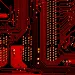 a close-up of a server room