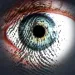 a close up of an eye