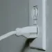 a white electrical outlet