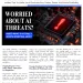 Technology Times cover showing AI threat warning with a glowing red exclamation mark on a microchip.
