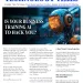 Magazine cover titled Technology Times with a robot and headline about AI risks for businesses.
