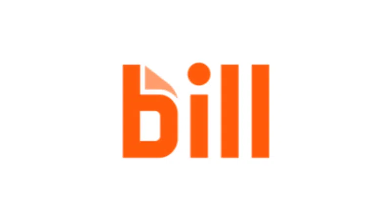 Orange bill logo with stylized letter B on white background