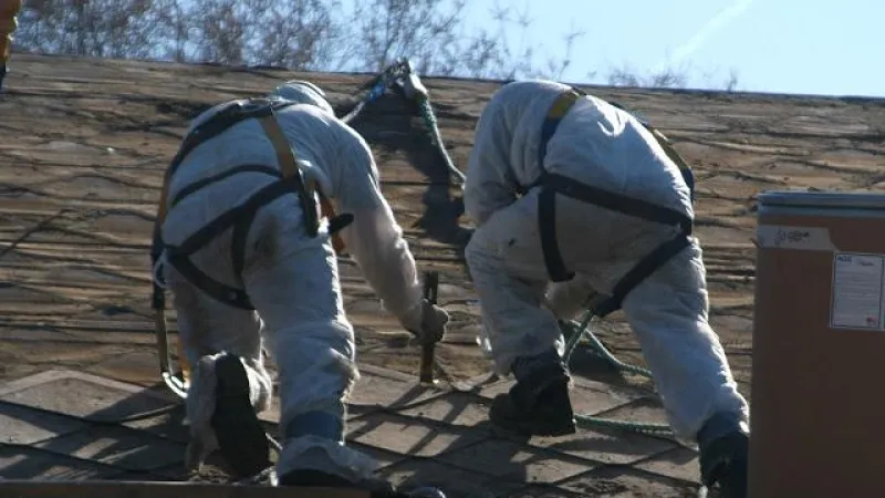 Asbestos Roof Installation