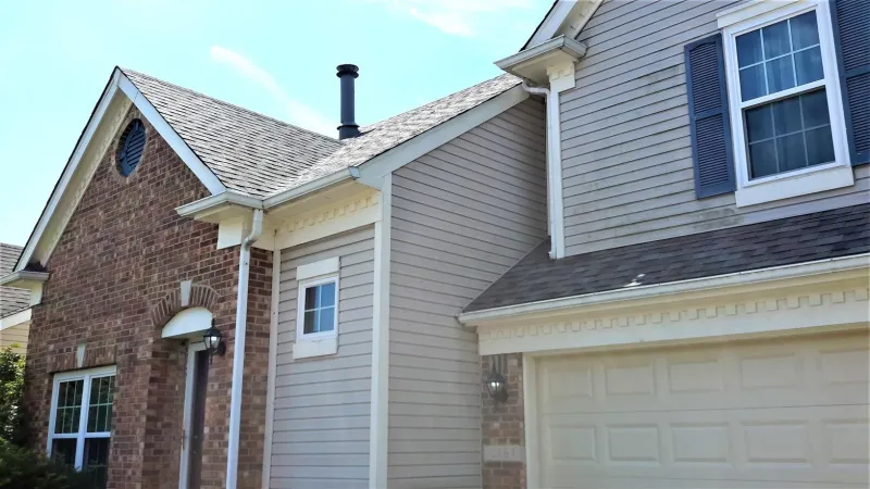 All items used are part of the Owens Corning roofing system, including the shingles and matching ridge caps. All roof penetrations are custom painted to match the roofing system color for that added special touch.