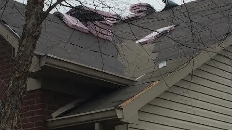 The ice and water shield is a sticky-backed product stuck directly to your decking in the valleys for the best secondary leak protection.