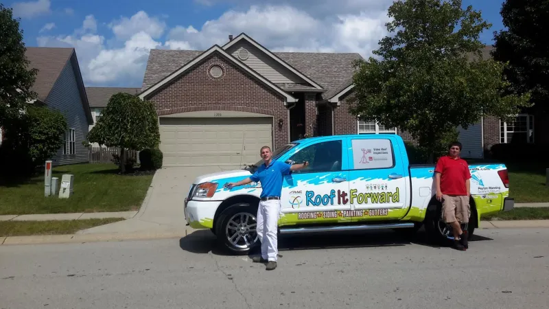 Another beautiful roofing project completed by the Roof It Forward team.