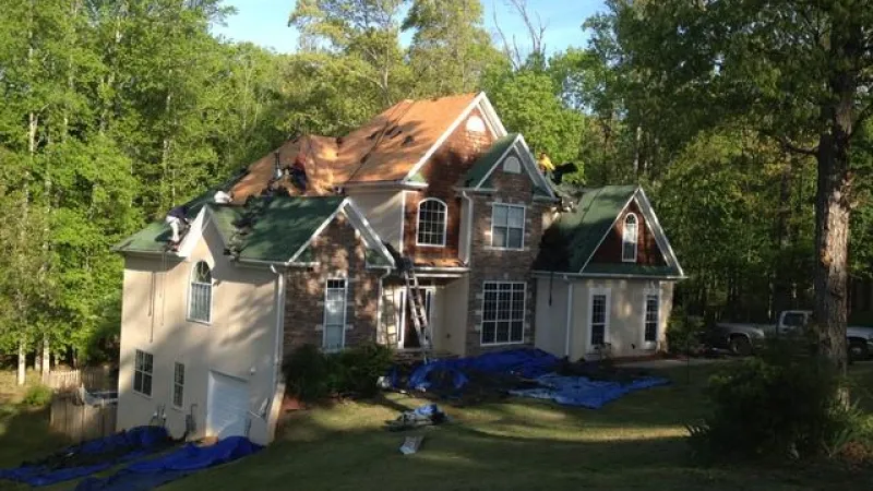 This is a picture of the removal process.