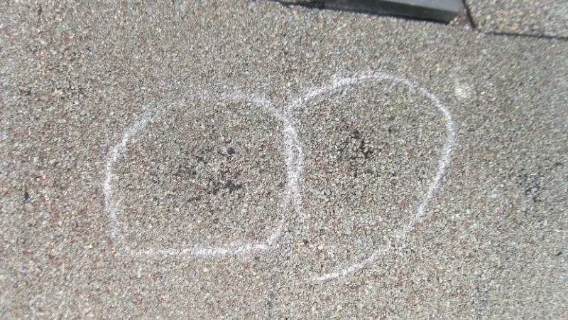 This roof in Fayetteville, GA was only three years old when this hail storm came through and destroyed it!