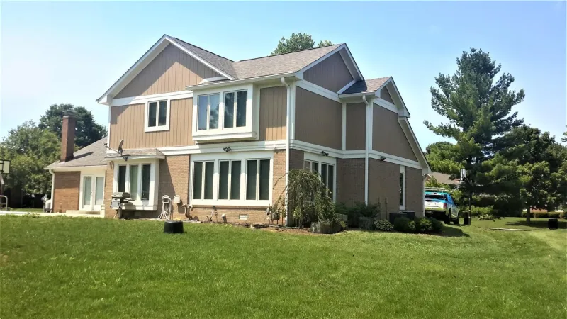 This home's old roof was taken completely off, and a new Owens Corning Duration roofing system was installed.