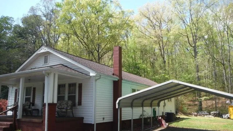 After photo front view of house!