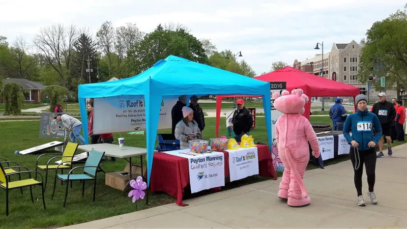 Panther drew in quite a crowd.