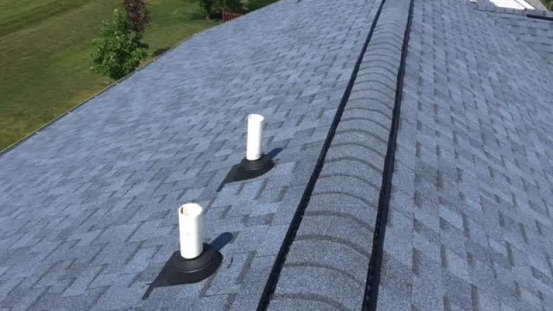This home's old roof was taken completely off, and a new Owens Corning Duration roofing system was installed.